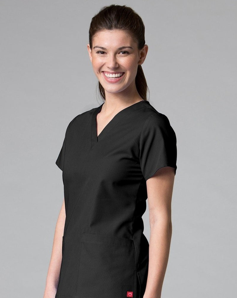 V-Neck Two Pocket Top 1716